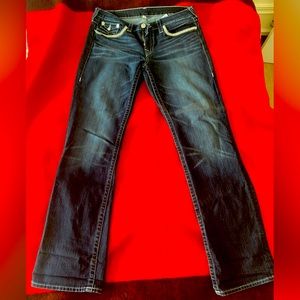 True Religion Women’s Jeans Dark blue with sequins